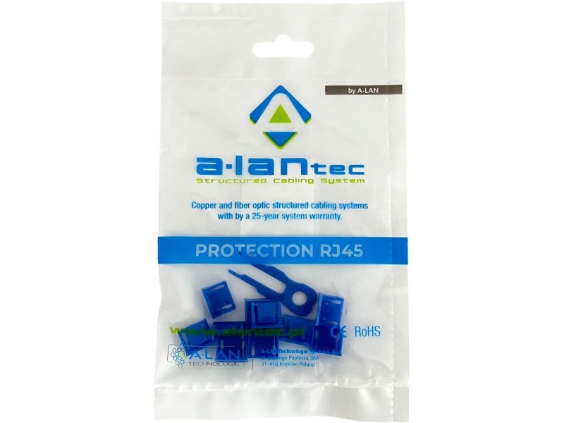 Zablokování Usb konektoru proti neoprávněnému zapnutí, barva modrá (balíček)