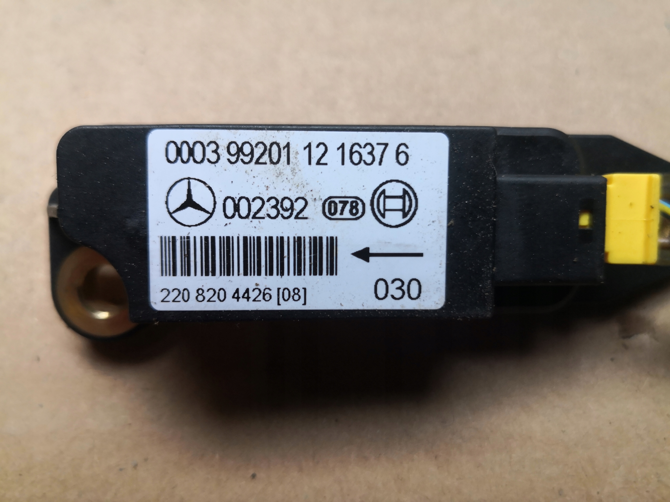 Crashsensor Drucksensor MERCEDES W220 2208204426