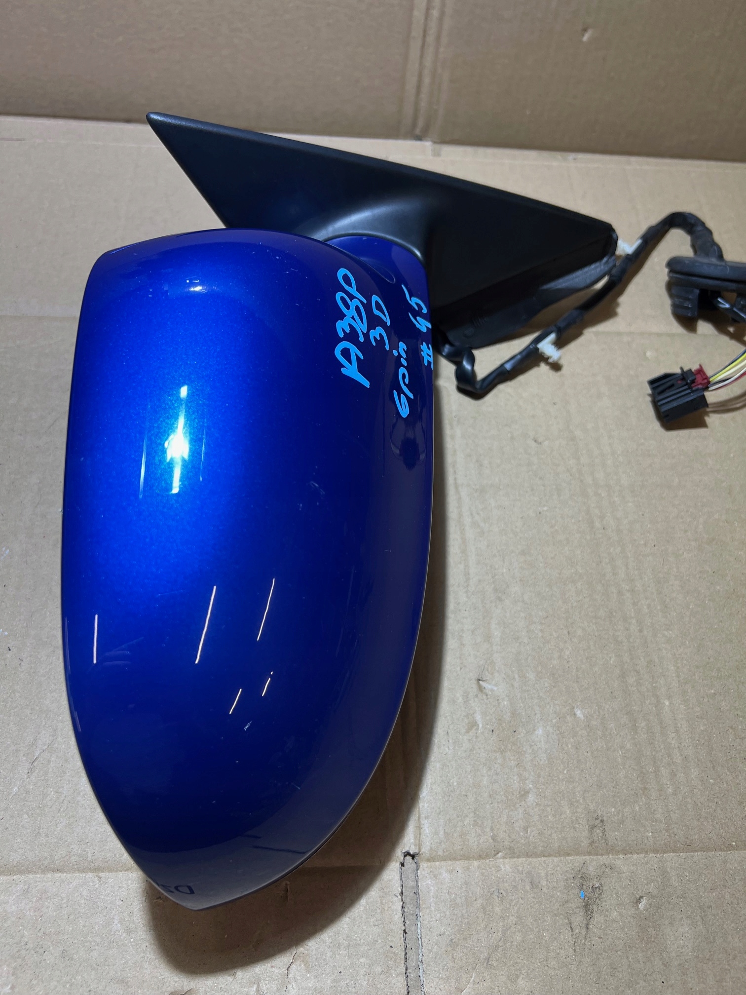 AUDI A3 8P 3D LIFT mirror right 6PIN