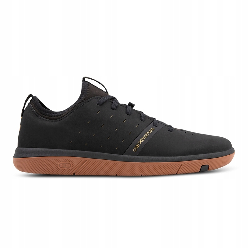 Boty Crankbrothers Stamp Street Lace Black/gold- Gum Outsole (44)