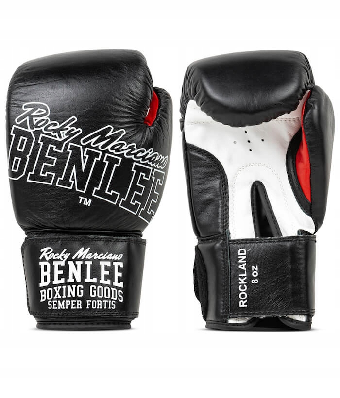 Skórzane Rękawice Bokserskie Benlee Rockland Sparingowe Treningowe 12 oz.
