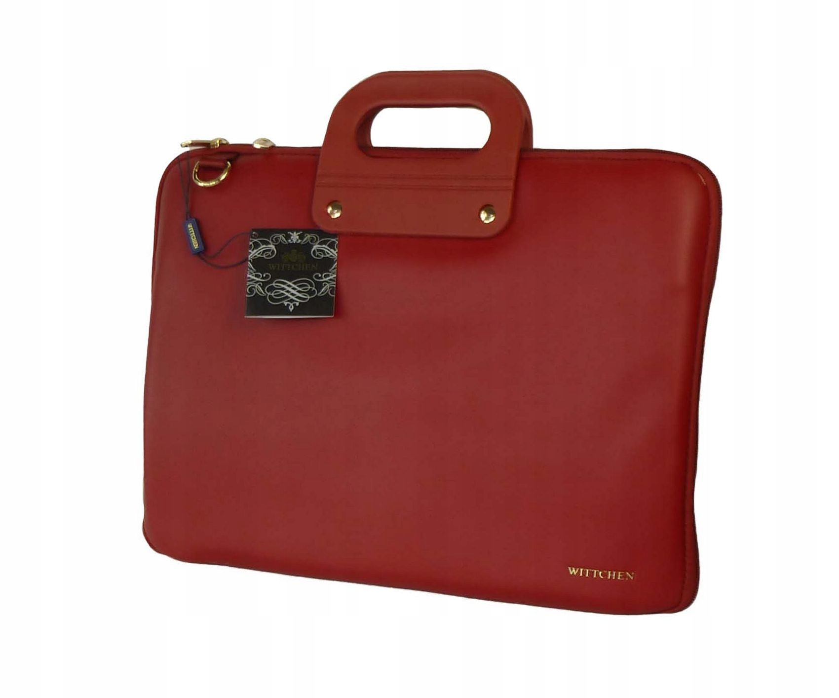 Wittchen dámská červená taška na notebook plochá s rukojetěmi Valentýna