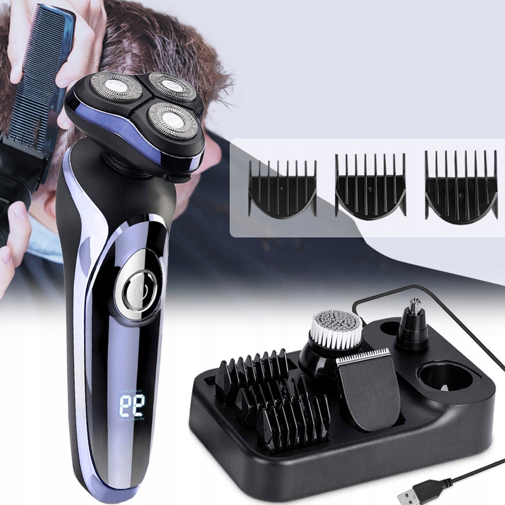 4D Holicí Strojek Pánský Holicí Strojek Zastřihovač FS-8600 4v1 Velký Set