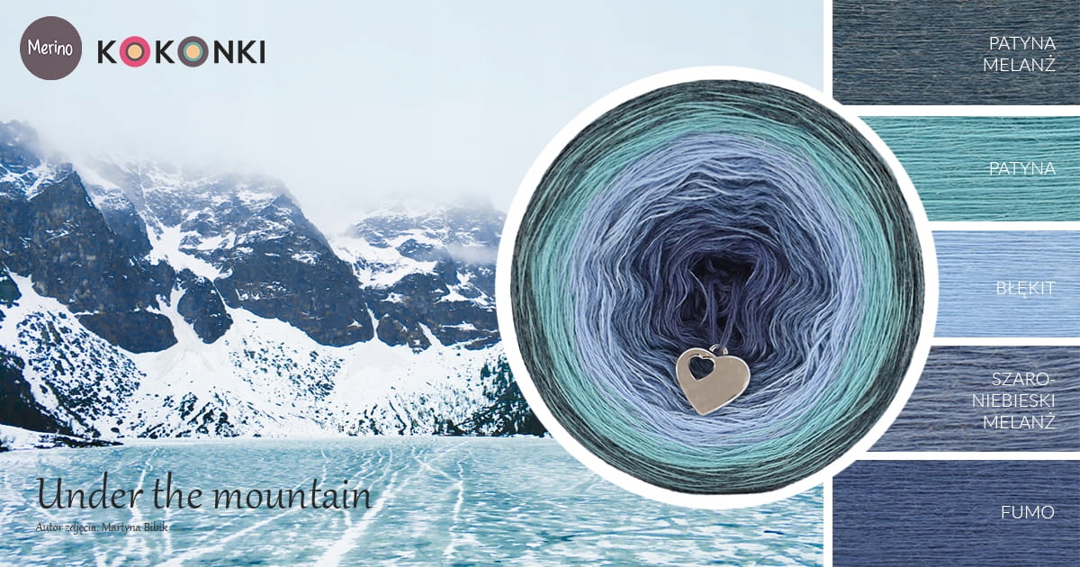 Příze Kokonek Merino 759 Under the mountain