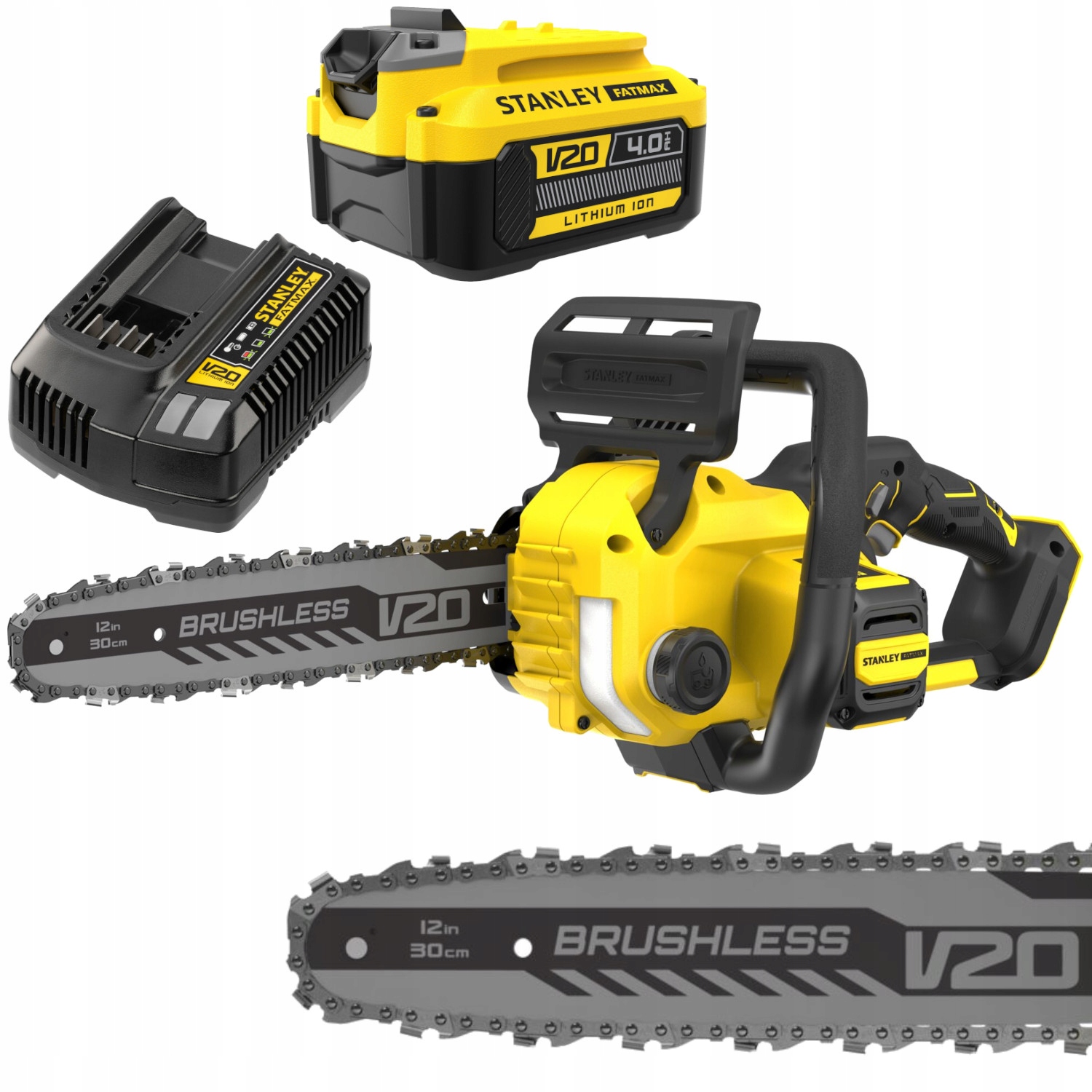 Stanley Akumulatorowa Piła łańcuchowa 30cm 18V 1x4Ah FatMax V20 SFMCCS730M1