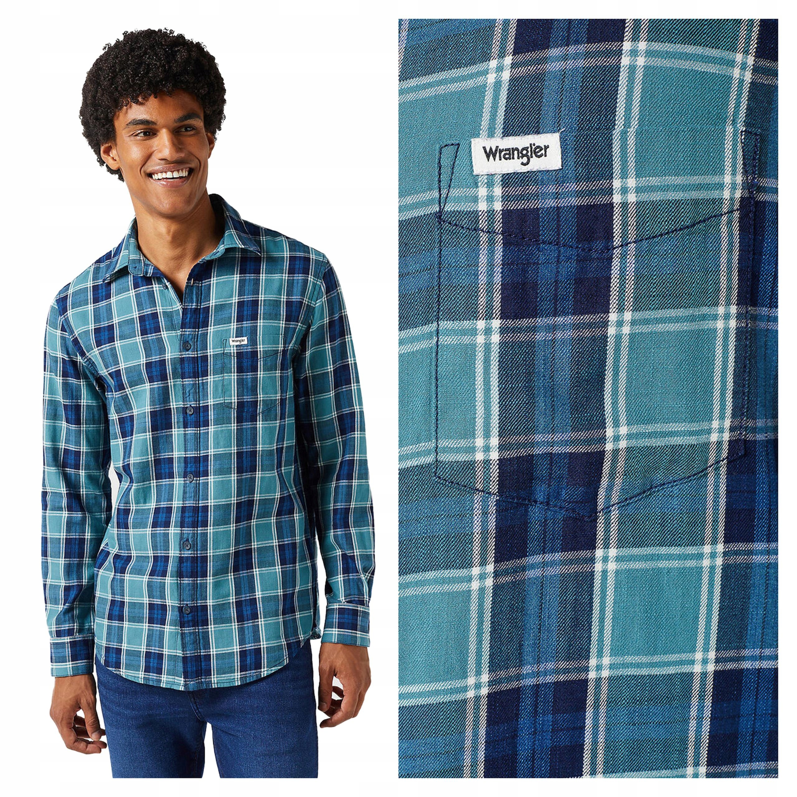 Wrangler Ls 1 Pkt Shirt S Pánská košile