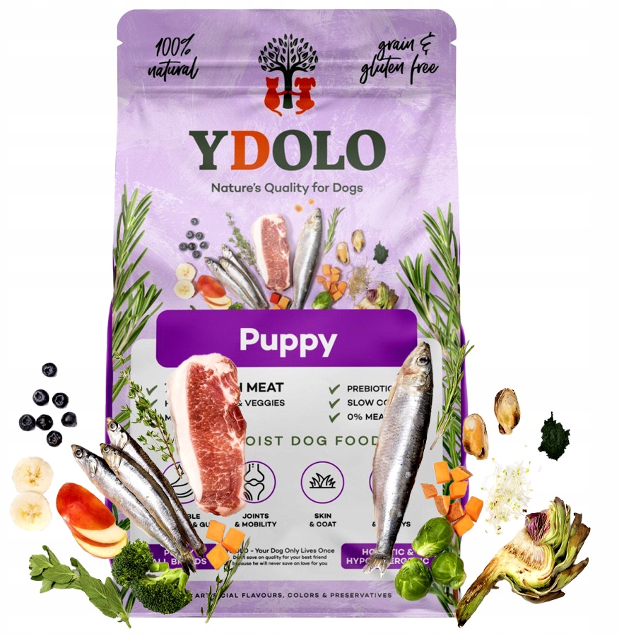 Ydolo Pure Puppy Vepřové maso Iberico a Ryby krmivo pro psa 2,5 kg