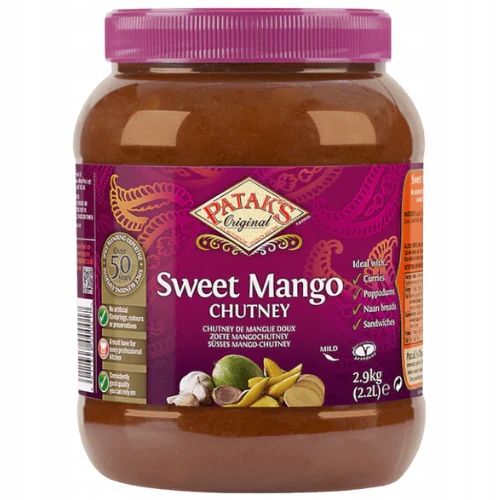 Omáčka Chutney Sweet Mango Pataks 2,9 kg