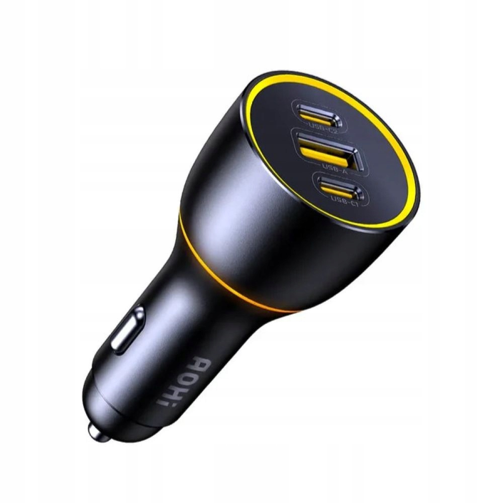 Ładowarka samochodowa AOHi Superauto Pd 170W 2x Usb-c, 1x Usb-a