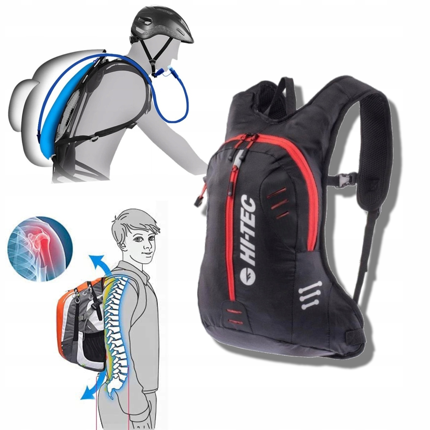 Plecak NA ROWER ROWEROWY DO BIEGANIA TURYSTYCZNY SPORTOWY W GÓRY LEKKI 6l EAN (GTIN) 5902786497607