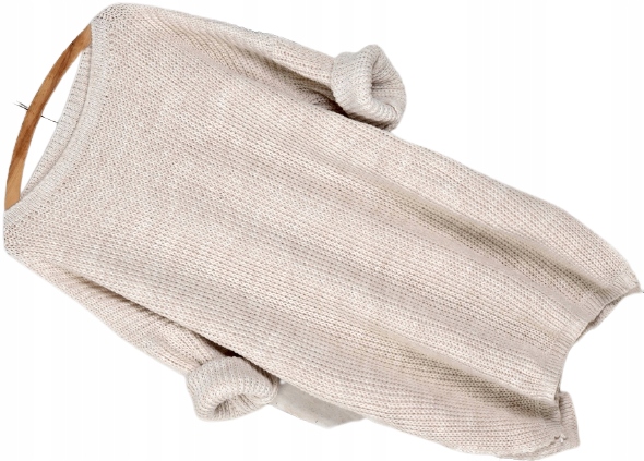 CIEPŁY DŁUŻSZY GRUBY SWETER TUNIKA OVERSIZE K22 Marka Modaistyl