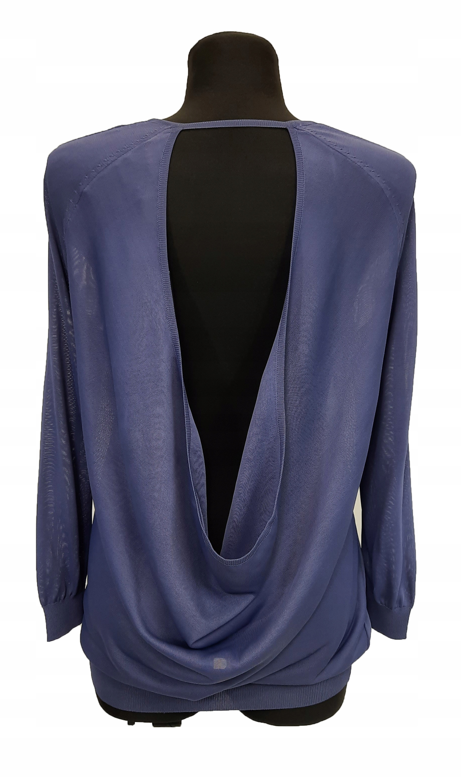 Sweter Cienki Z Dekoltem Na Plecach Halston M Allegro Pl