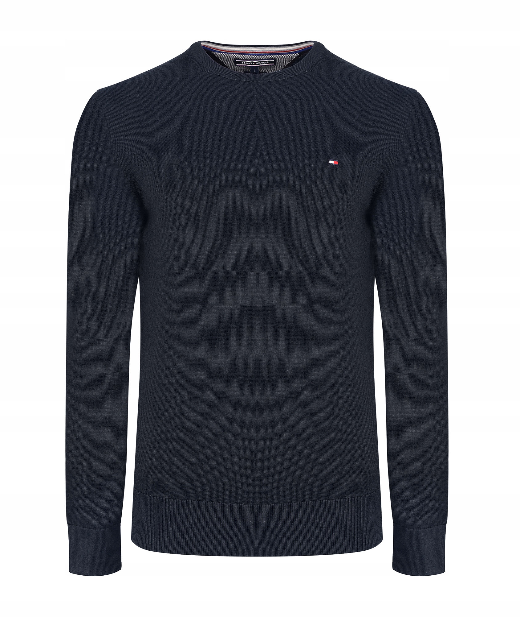 

Tommy Hilfiger Sweter C Neck Plaited Ctn Jedwab L