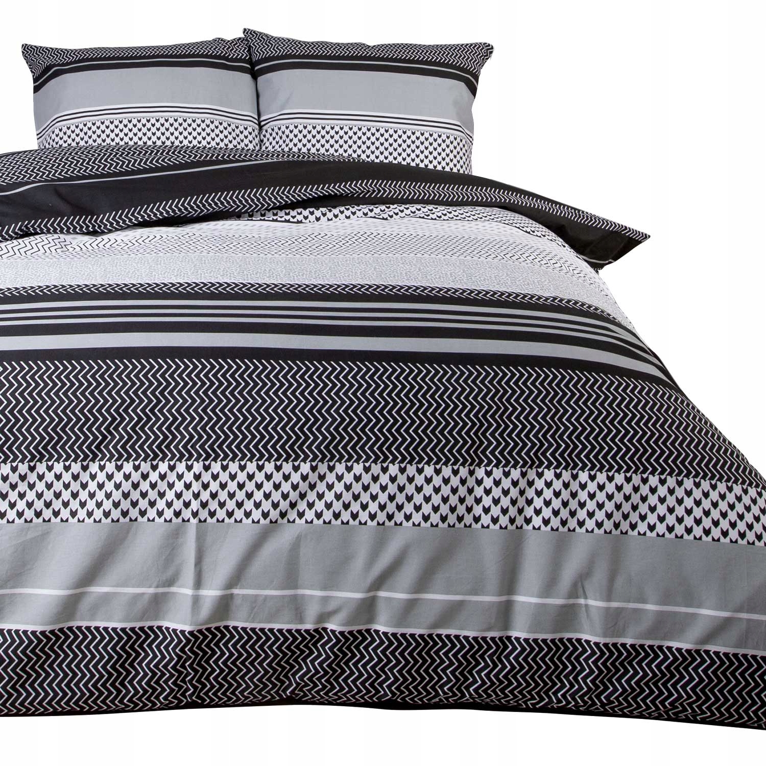 

Pościel 160x200 bawełniana 2 poszewki w paski