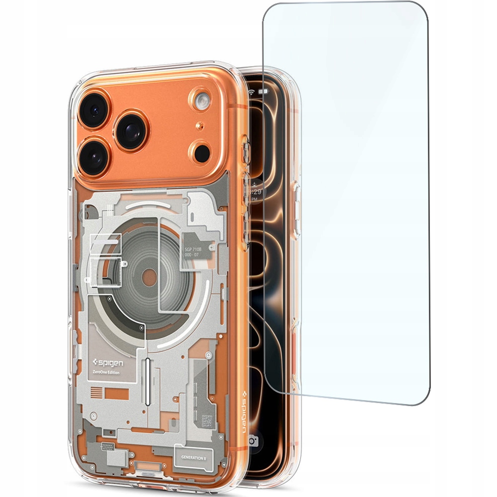 Etui ochronne do iPhone 17 Pro, Spigen Ultra Hybrid do MagSafe case szkło