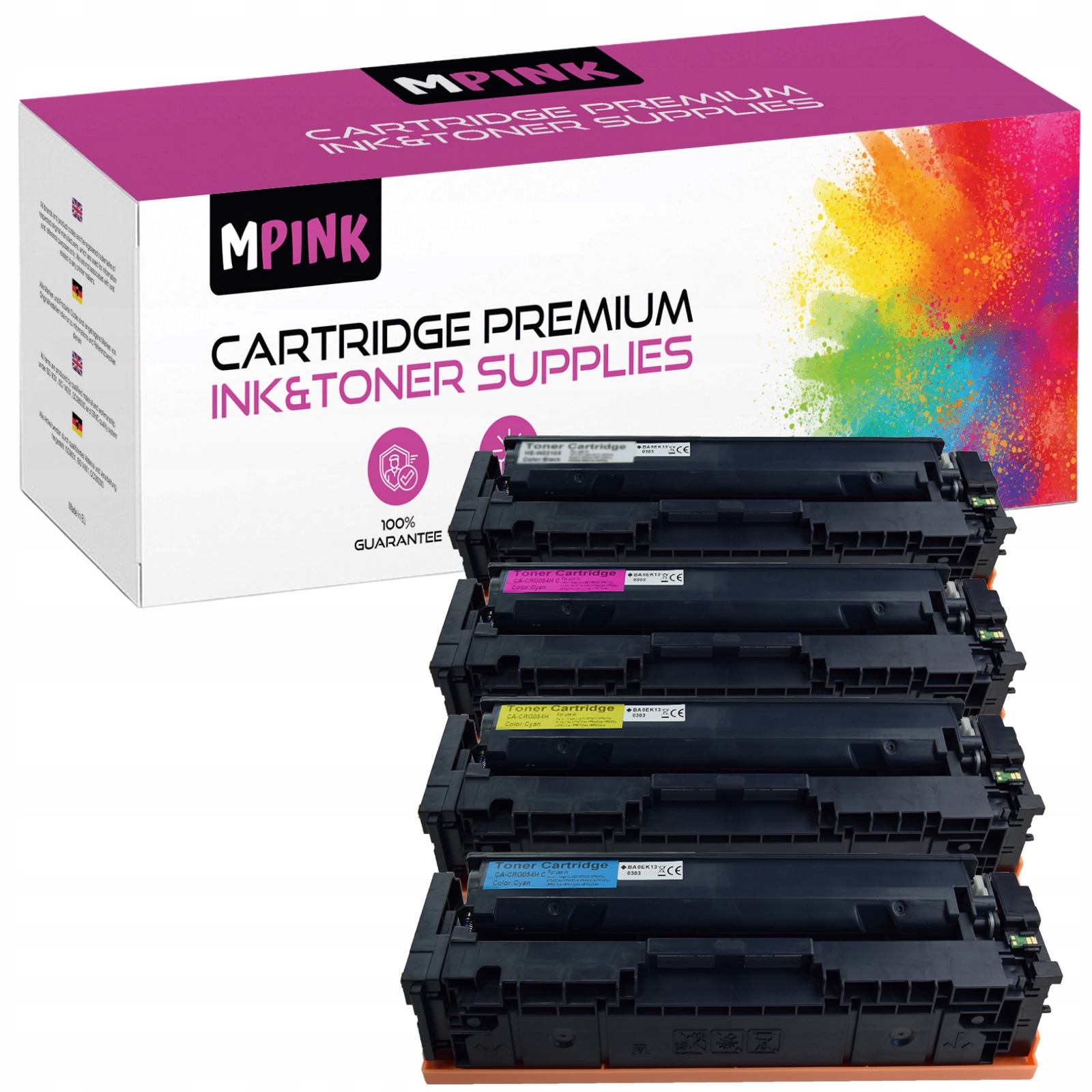 

4x Toner Do Canon LBP-640C MF640C MF655CDW CRG054H