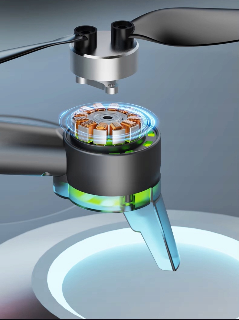 DRONAS SU KAMERA VAIKAMS, WIFI KAMERA, NUOTOLINIO VALDYMO DIAPAZONAS, BEKEPTELINIS „Brand Beast“