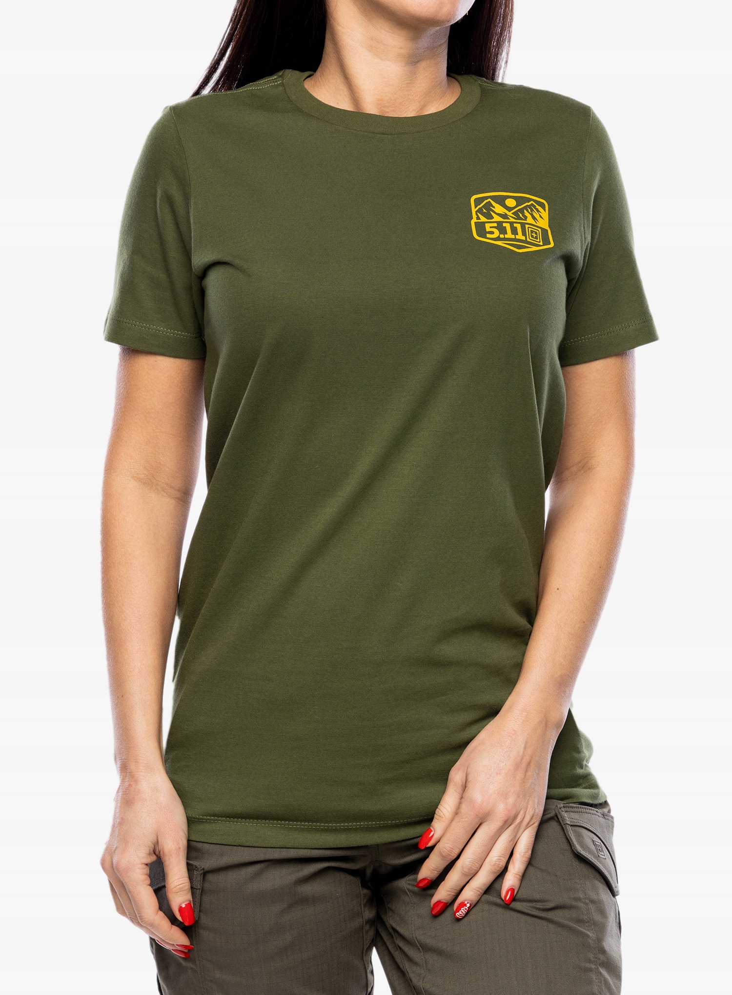 Dámské bavlněné tričko 5.11 Seek and Enjoy S/s Tee military green Xs