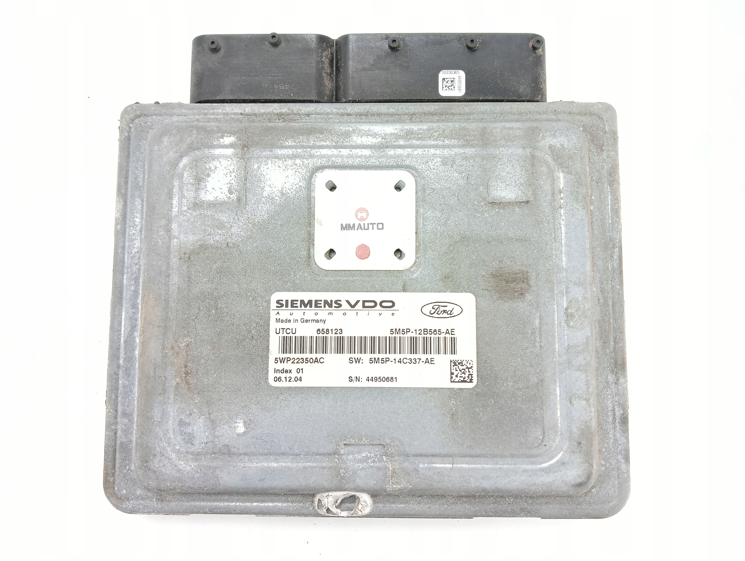 computer control unit of the engine FORD FOCUS MK2 1.6 16V 100KM 5M5P-12B565-AE