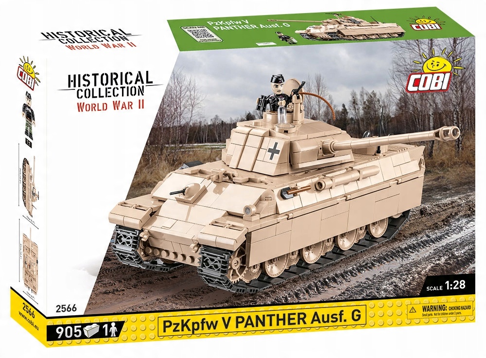 

Cobi 2566 Czołg PzKpfw V Panther Ausf. G Pantera