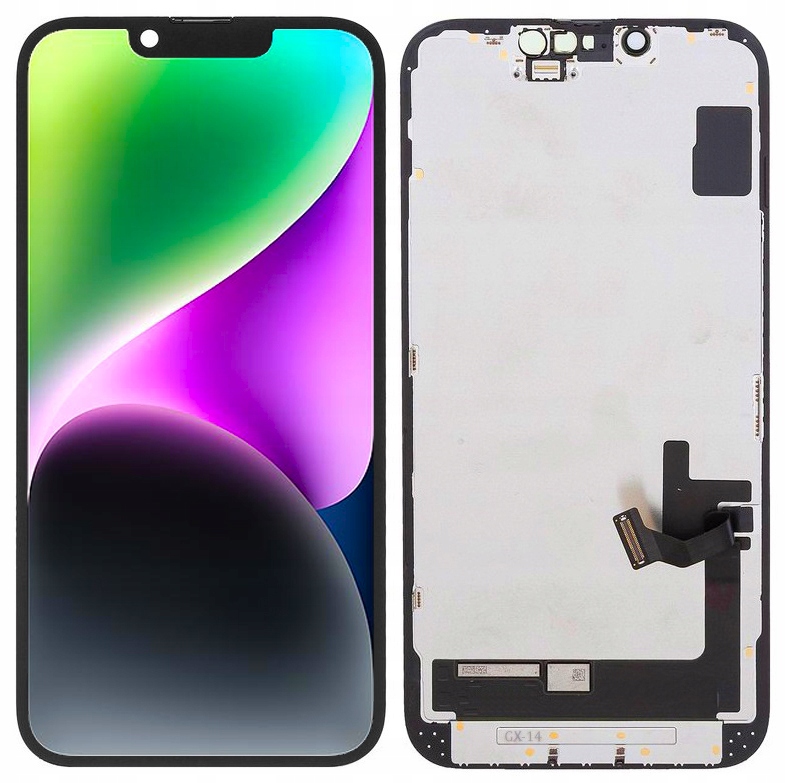 Oled displej Gx pro Apple iPhone 14 LCD displej Rámeček