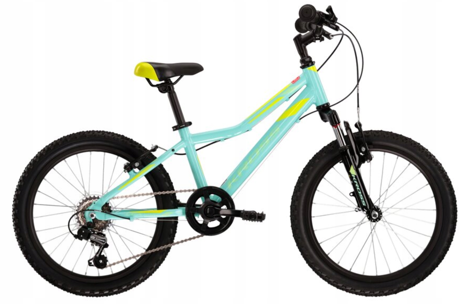 Rower dziecięcy Kross Lea Mini 2.0 20" 6-biegowy V-brake seledynowy