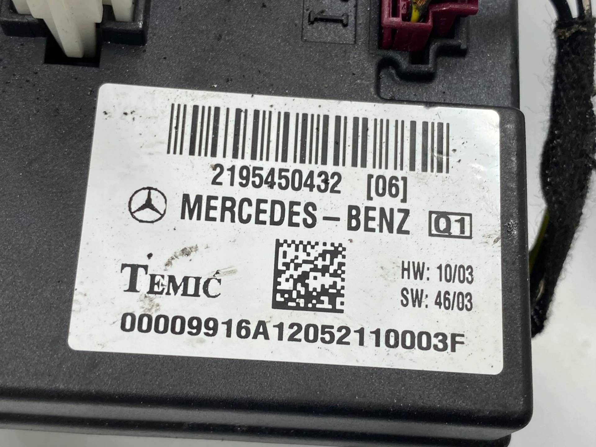 Unité commande confort Mercedes-Benz CLS C219 2005 2195450432