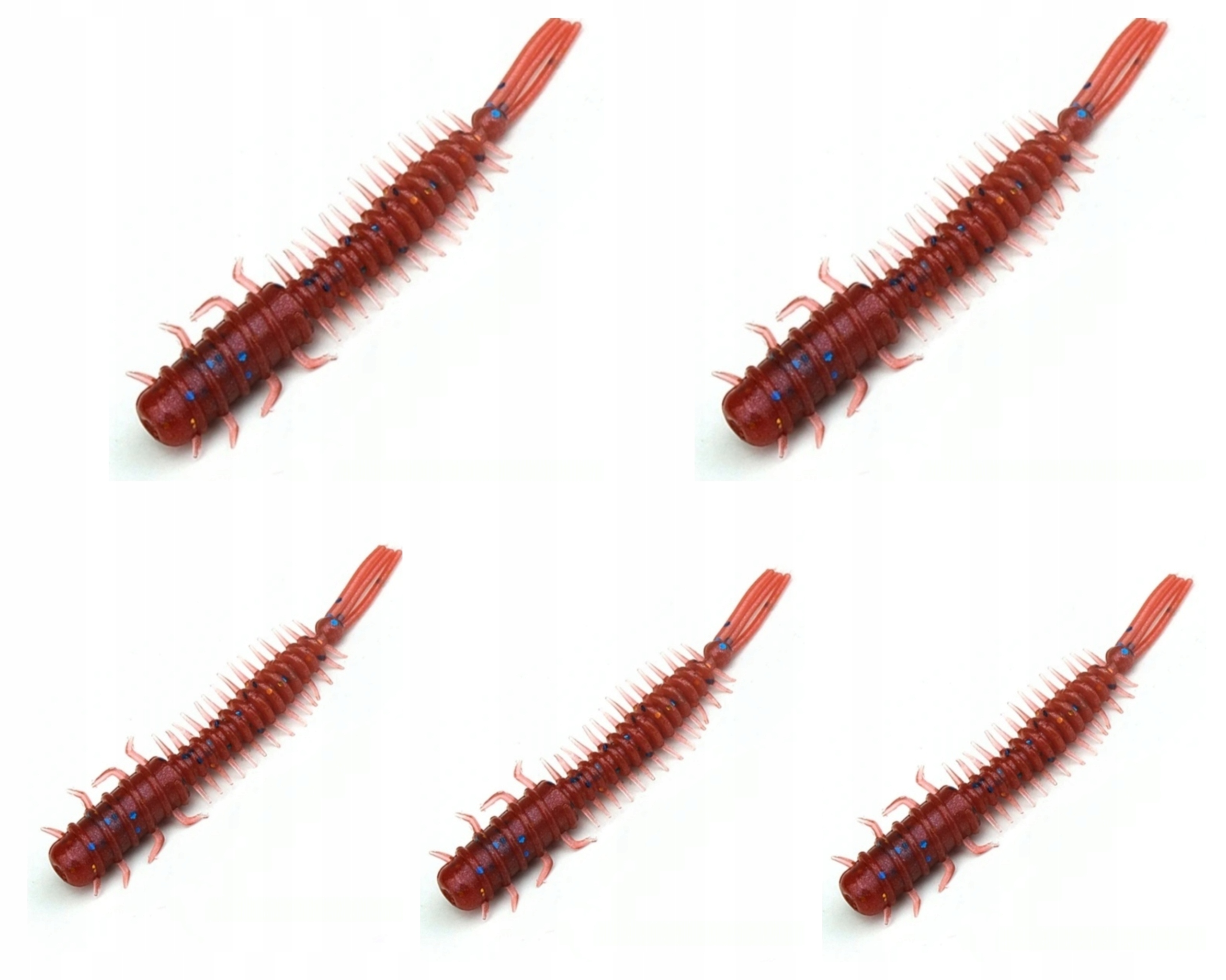 LARWA,CHRUŚCIK ROBAK PRZYNĘTA PŁYWAJĄCA 4,5,cm/5 sztuk