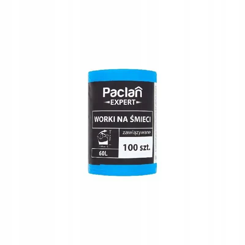 

Paclan Expert Wiązane worki na śmieci 60 l, 100szt