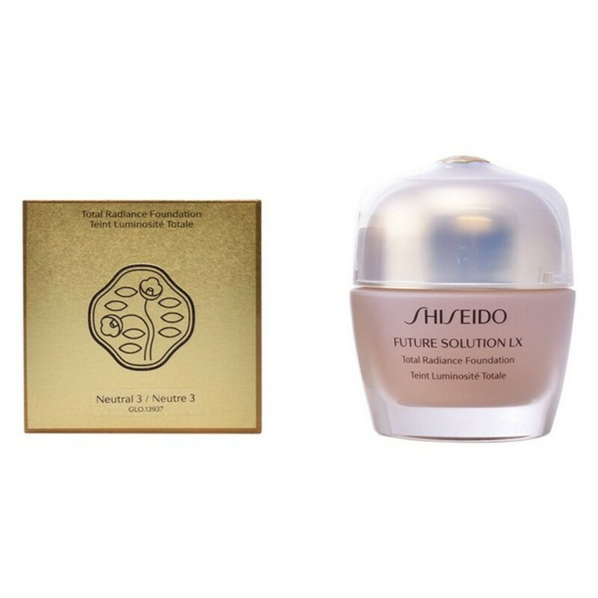 Shiseido , Future Solution LX Total Radiance, krémový make-up, N3, 30 ml