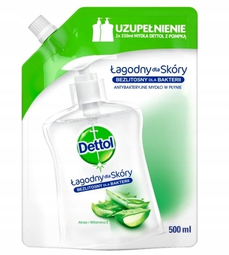 

Dettol Mydło w płynie antybakteryjne Aloes, 500 ml