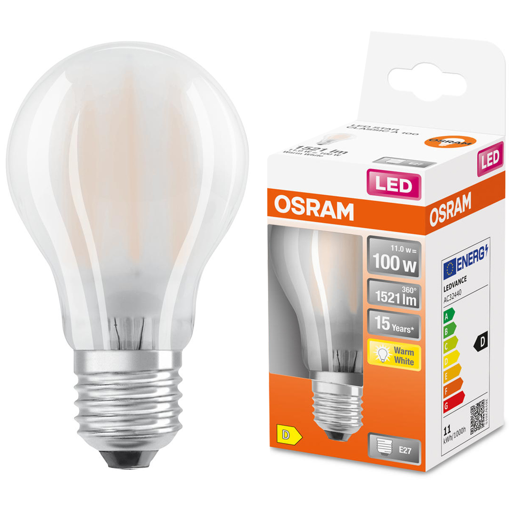 

Żarówka Led 11W=100W E27 Osram 2700K matowa