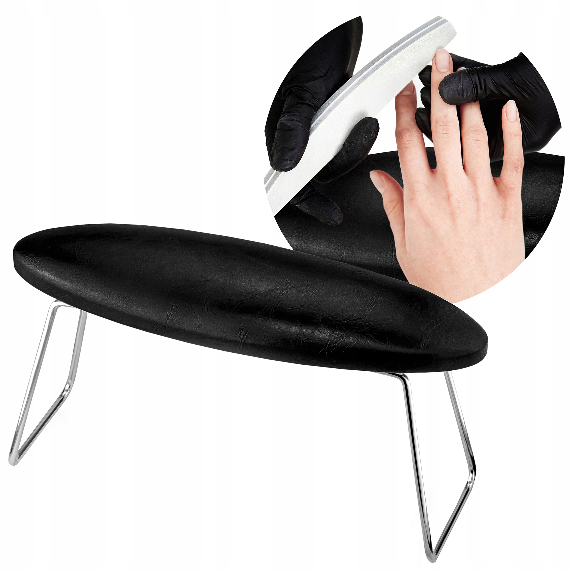 Podkładka Do Manicure Pedicure Arm Comfort Czarna