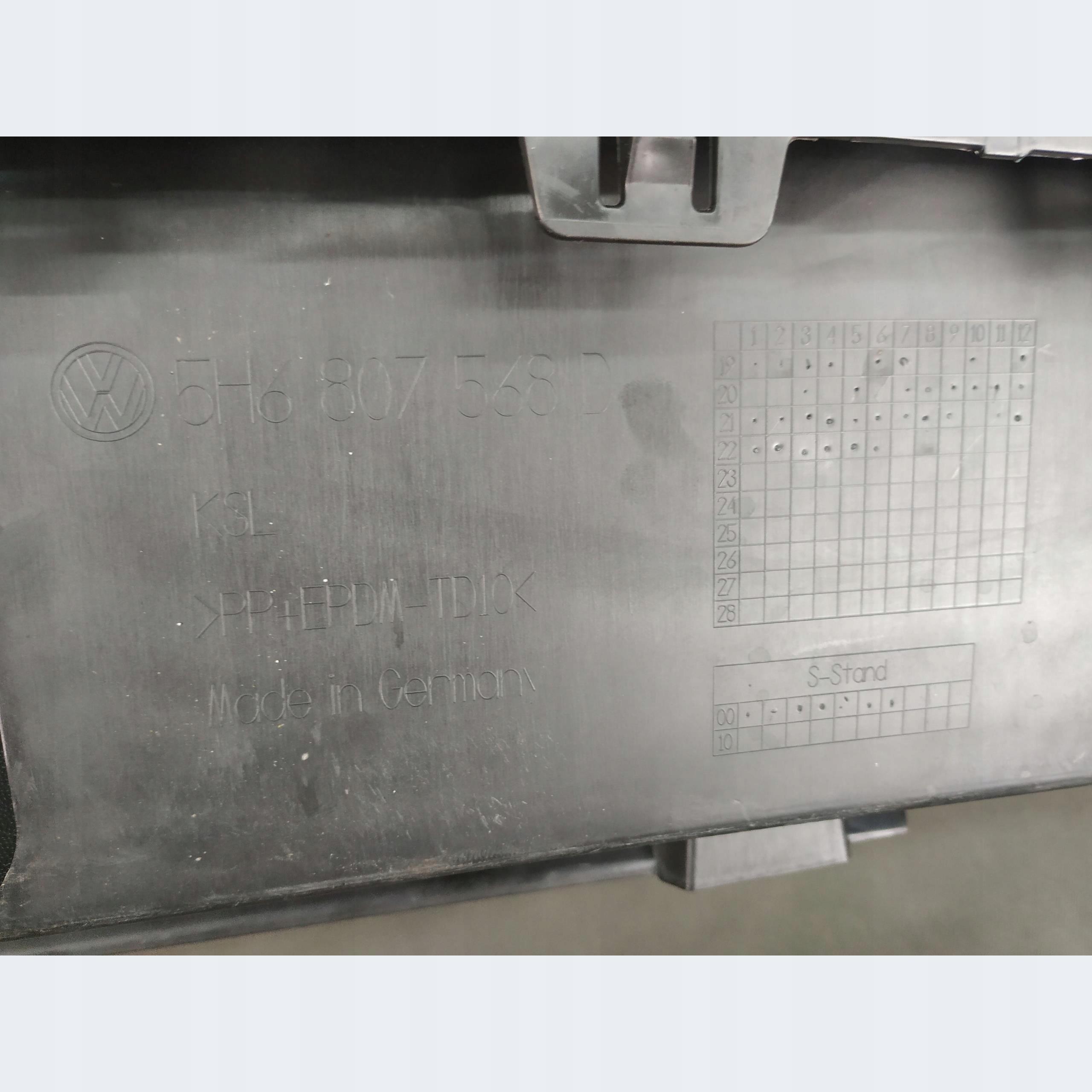 SPOILER der Stoßstange heck VW GOLF VIII GTI 5H6807568D