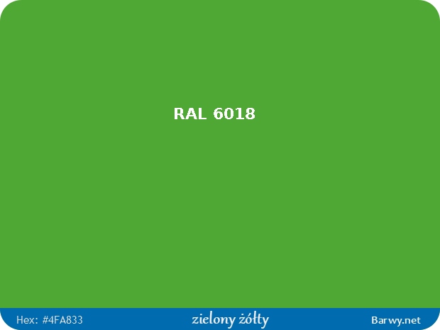 RAL 6018 ZIELONY ŻÓŁTY lakier BAZOWY GRAVIHEL niemetaliczny 1 litr 338 Rodzaj bazowe