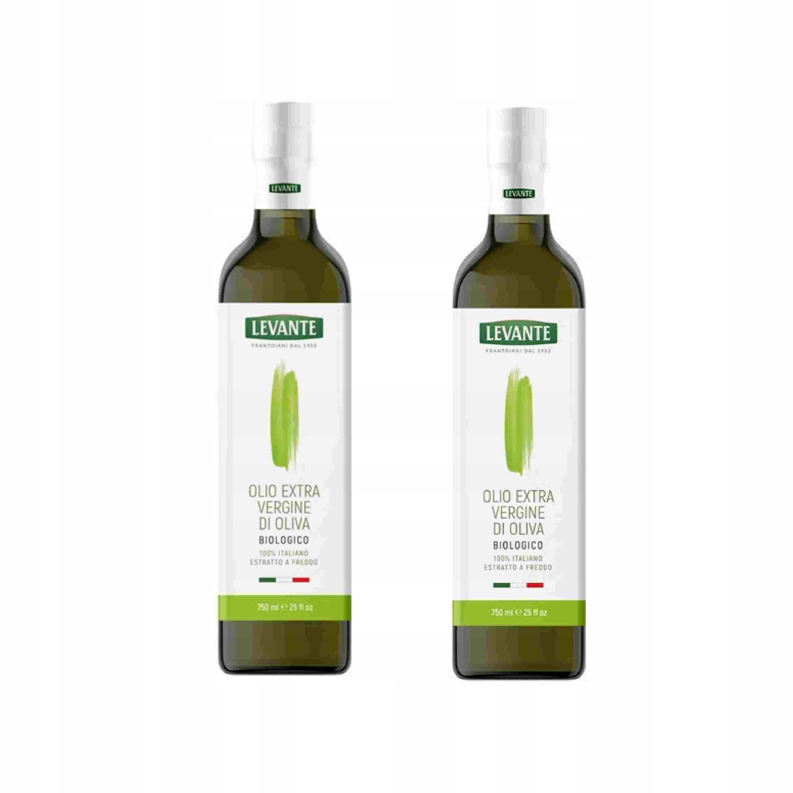 2x Oliwa Z Oliwek Extra Virgin Bio 750 ml Levante