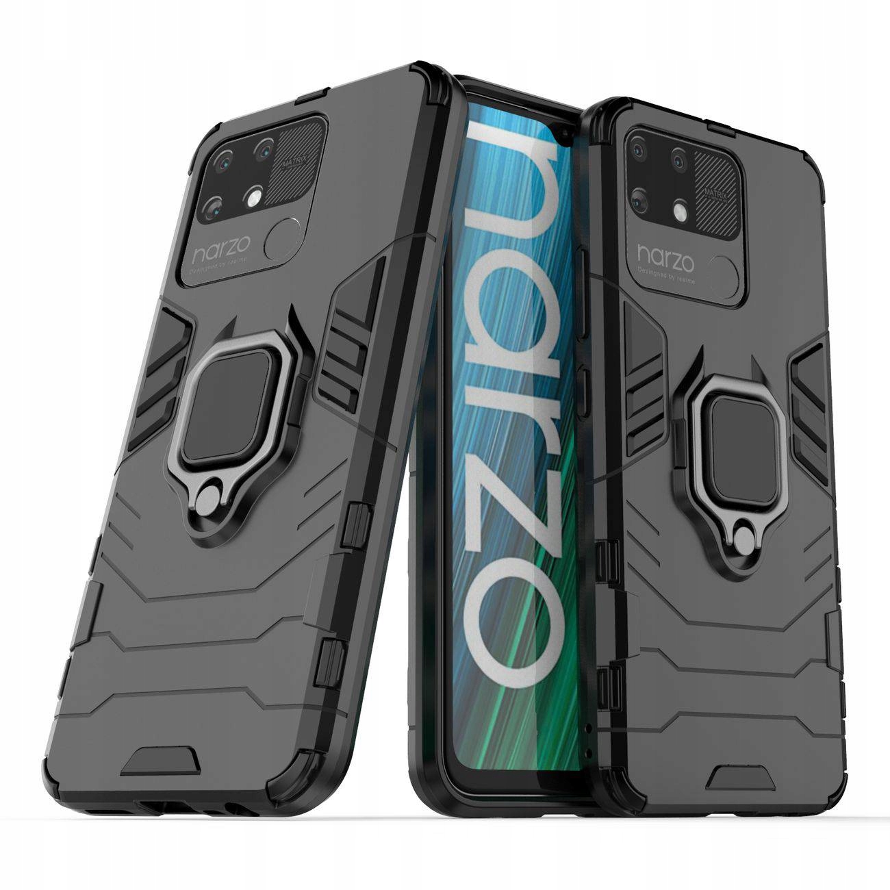 Etui do Realme Narzo 50A Ring Armor pancerne