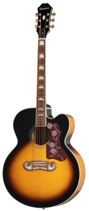 Epiphone J-200 Studio Ec Vintage Sunburst Gitara Elektroakustyczna