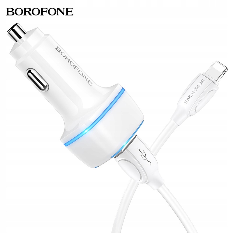 BZ14 Ładowarka 2USB 2.4A LED iPhone 6 6s 7 Plus Waga produktu z opakowaniem jednostkowym 0.068 kg