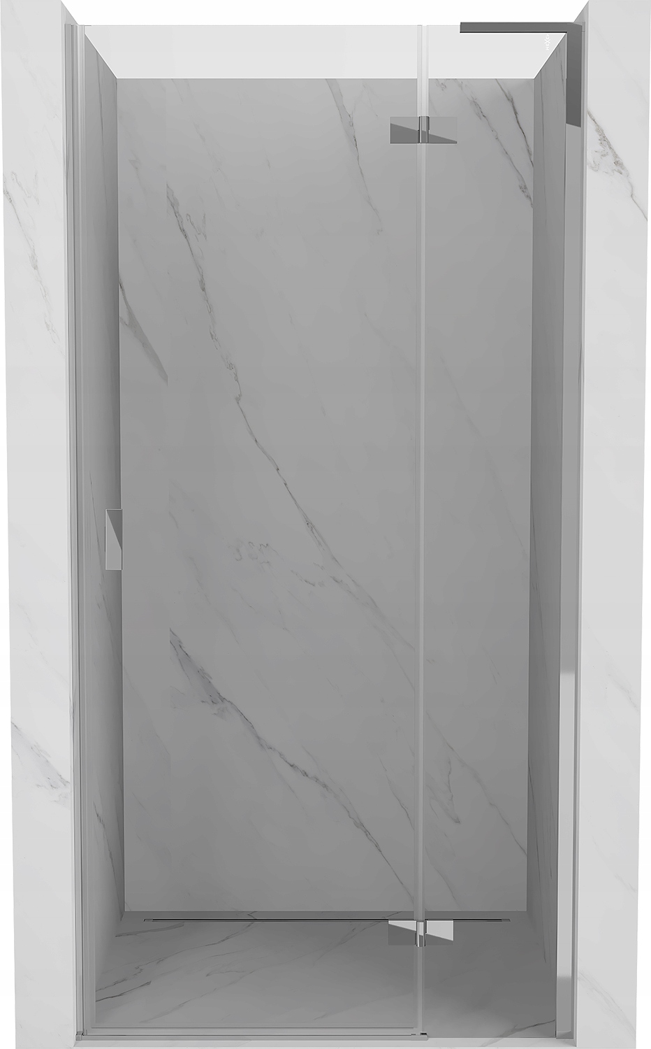 Mexen Mist-h L Drzwi Prysznicowe Uchylne Prawe 70 CM Transparent Chrom