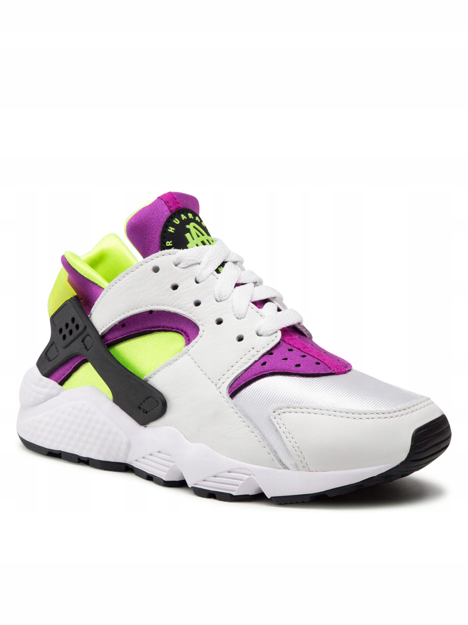 Nike Buty Air Huarache DH4439 101 White/Neon Yello
