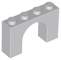 

Lego 6182 J szary (lbg) 1x4x2 most łuk 1szt Nowy