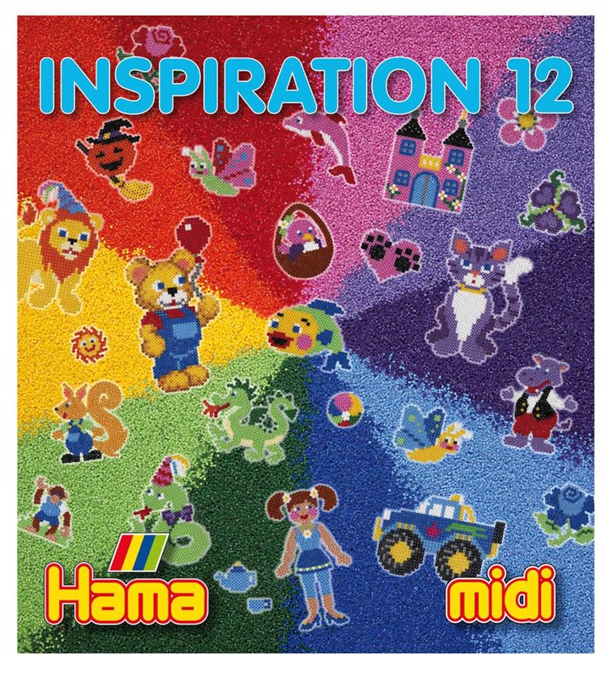 

Książeczka inspiracje 12 koraliki Hama midi