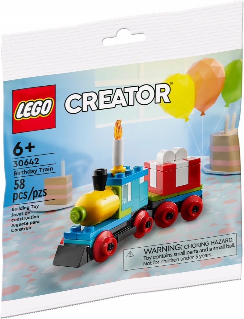 

Lego 30642 Creator Urodzinowy Pociąg