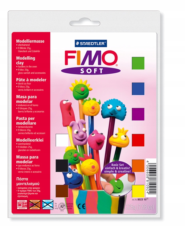 

Zestaw dla początkujących Fimo 0924 9x25g+akcesori