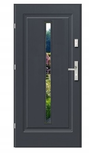 DRZWI ZEWNĘTRZNE POLSKIE STALOWE ROMA