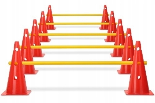 Překážková dráha kuželky koordinační hůlky Mini