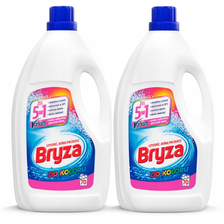 

Bryza Vanish Żel do Prania Mix 2x4,62l (140 prań)