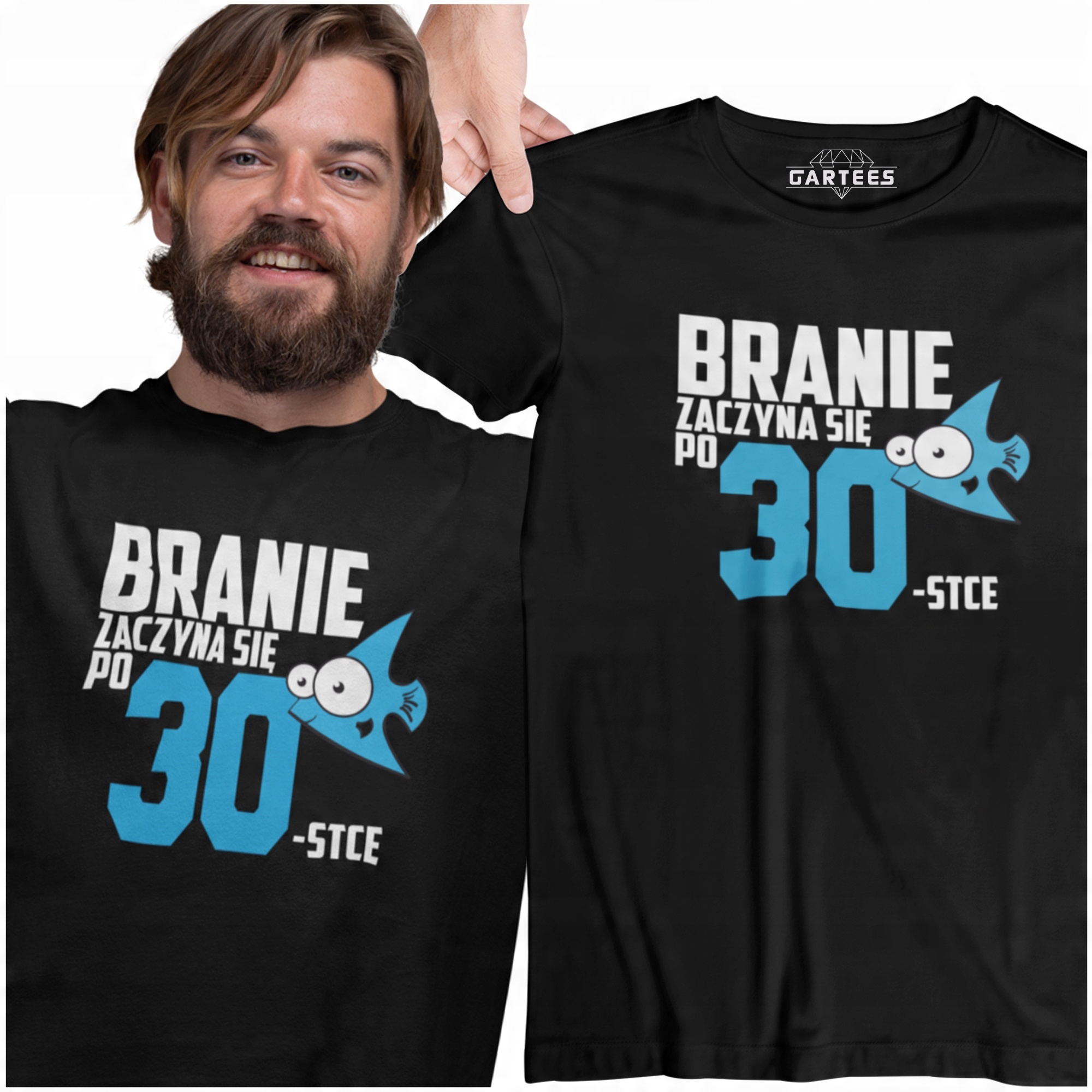 

T-shirt Dla Niego Urodziny 30 Branie Zaczyna Się