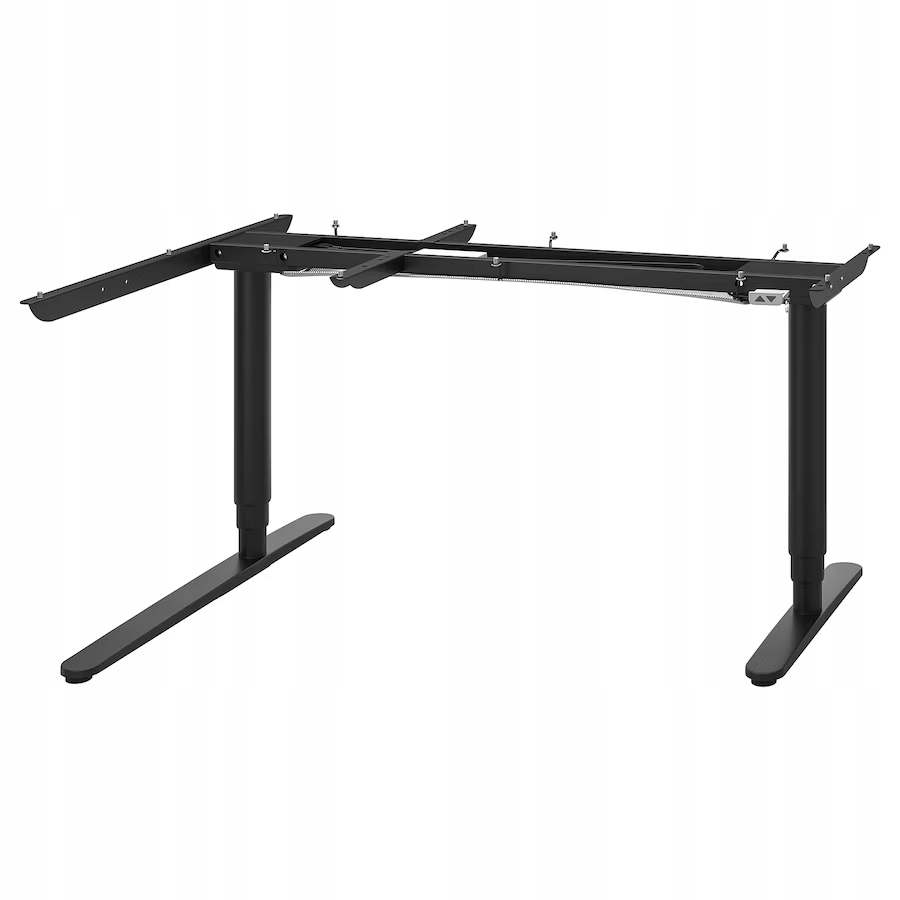 Ikea Bekant Základňa rohového stola Sit Stand Elektrická čierna 160x110 cm